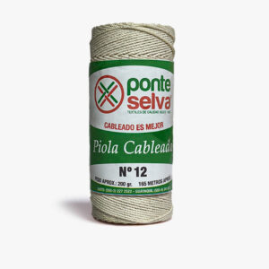 Piola Cableada Bobina N°12 200gr