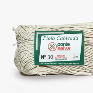 Piola cableada N°30 de 2kg