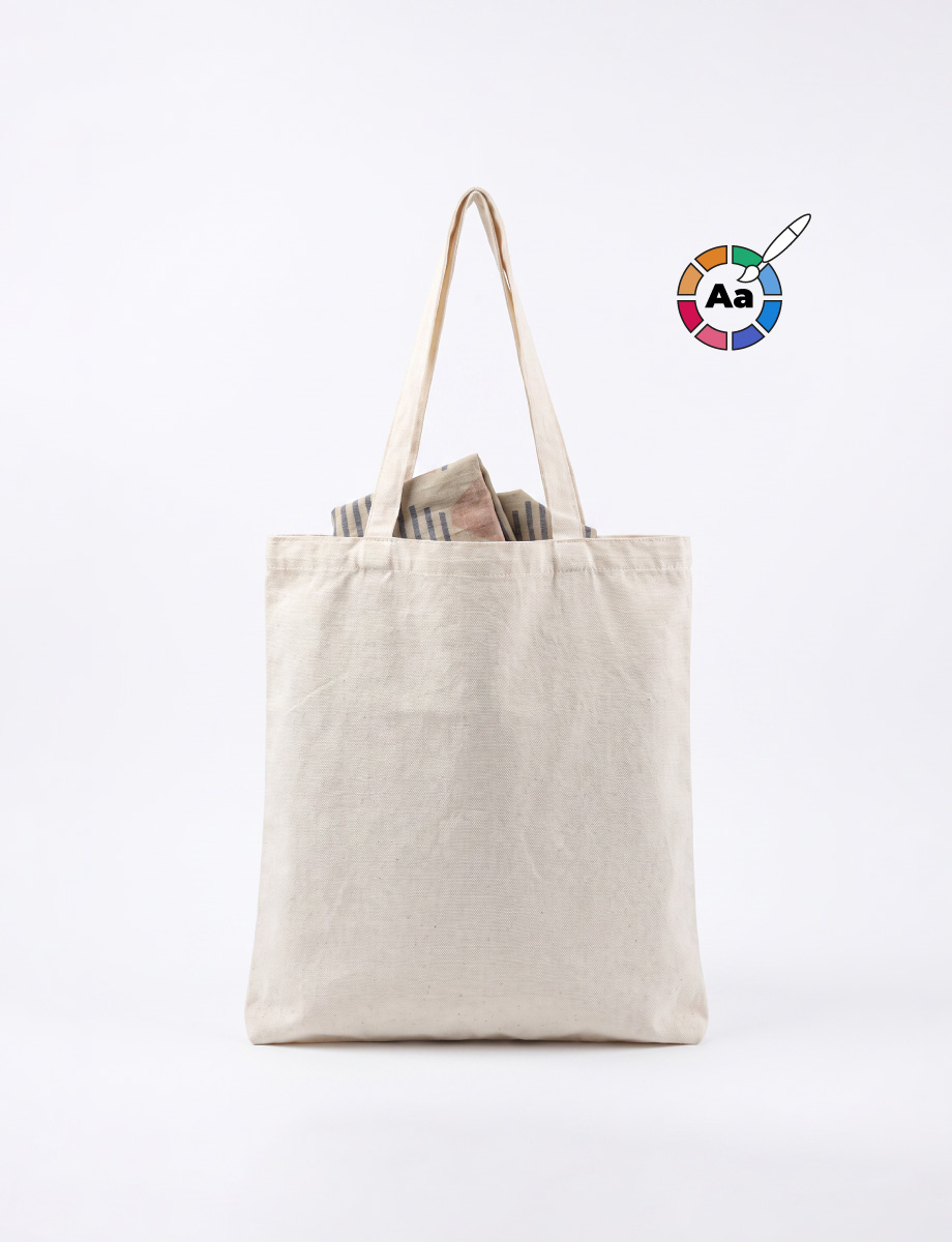 alt="Tote Bag ideal para pintar y personalizar" Tote Bag Lona
